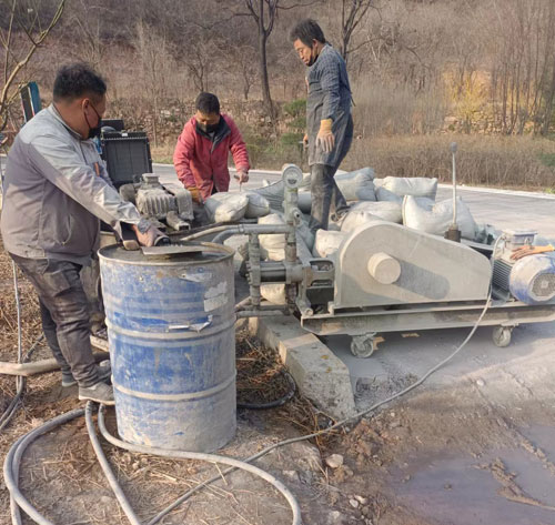 叶集路面下沉注浆